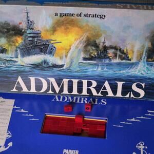 1972 Parker Brothers ADMIRALS A Game of Strategy COMPLETE Excellent Contents #2